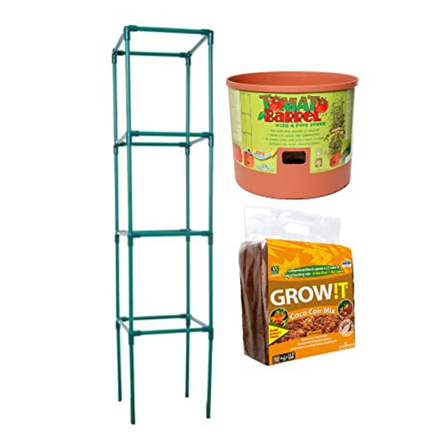 Coco Coir Block - Tomato Barrel Pot Garden Planting System