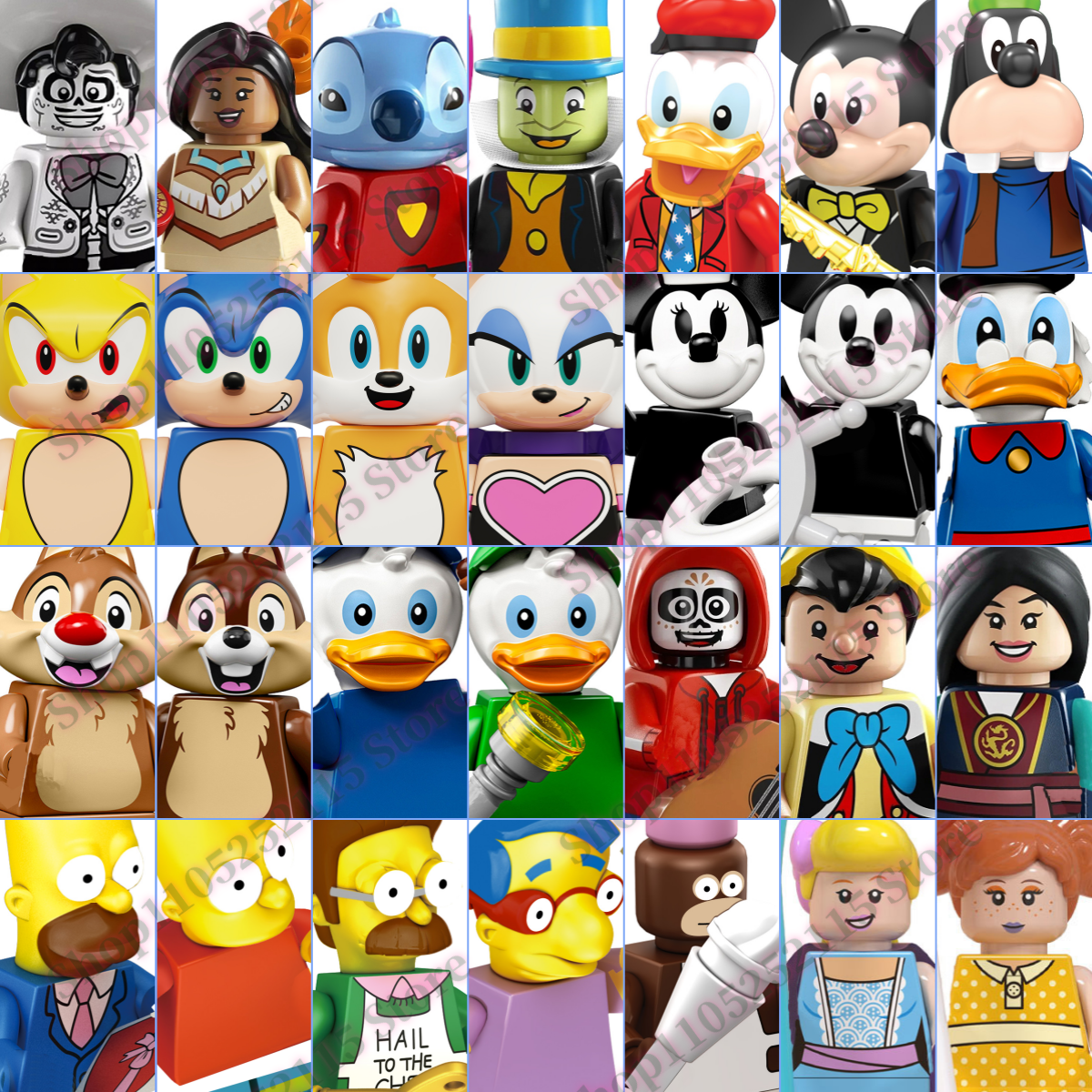 Disney movies building blocks  - đánh giá và giá Coco Coir Block