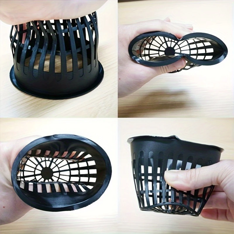 12Pcs Plastic Hydroponic Net P - đánh giá và giá Net Pot 3 Inch