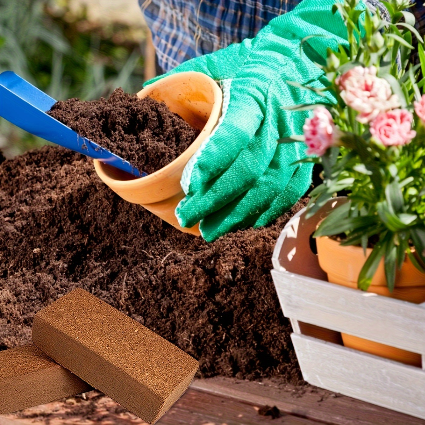 12pcs Coco Coir Brick for Plan - đánh giá và giá Coco Coir Block