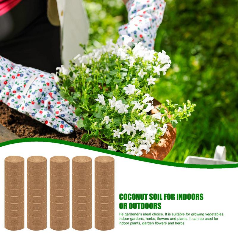 50pcs Coconut Fiber Coir Veget - đánh giá và giá Coco Coir Block