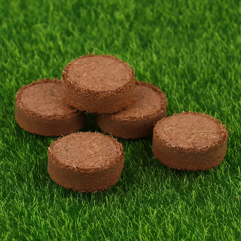5pcs Compressed Coir Fiber Pot - đánh giá và giá Coco Coir Block