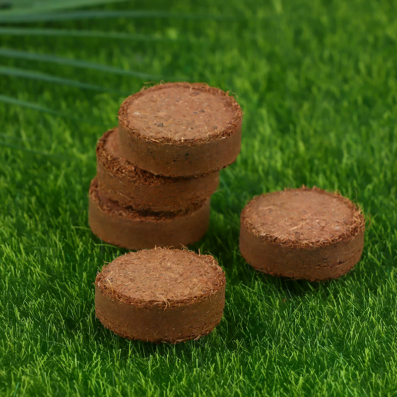 5pcs Compressed Coir Fiber Pot - đánh giá và giá Coco Coir Block